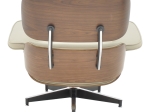 ΠΟΛΥΘΡΟΝΑ-ΥΠΟΠΟΔΙΟ RELAX JENNA PAKOWORLD ΜΠΕΖ PU- PLYWOOD ΚΑΡΥΔΙ-ΒΑΣΗ ΧΡΩΜΙΟΥ 82X92X82ΕΚ