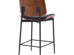 ΣΚΑΜΠΟ-ΜΠΑΡ KATHY PAKOWORLD ΜΑΥΡΟ PU-ΚΑΡΥΔΙ ΜΕΤΑΛΛΟ 48.5X52.5X96ΕΚ