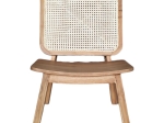 ΠΟΛΥΘΡΟΝΑ VIBORG PAKOWORLD ΦΥΣΙΚΟ TEAK ΞΥΛΟ-ΦΥΣΙΚΟ RATTAN 60X75X87ΕΚ