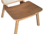 ΠΟΛΥΘΡΟΝΑ VIBORG PAKOWORLD ΦΥΣΙΚΟ TEAK ΞΥΛΟ-ΦΥΣΙΚΟ RATTAN 60X75X87ΕΚ