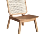 ΠΟΛΥΘΡΟΝΑ VIBORG PAKOWORLD ΦΥΣΙΚΟ TEAK ΞΥΛΟ-ΦΥΣΙΚΟ RATTAN 60X75X87ΕΚ