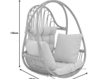 ΚΡΕΜΑΣΤΗ ΚΟΥΝΙΑ JORG PAKOWORLD ΦΥΣΙΚΟ RATTAN-ΚΡΕΜ ΜΑΞΙΛΑΡΙ 80X59X105ΕΚ