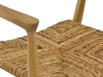 ΠΟΛΥΘΡΟΝΑ DENVERONE PAKOWORLD ΦΥΣΙΚΟ TEAK ΞΥΛΟ ΚΑΙ ΨΑΘΑ 57X54X79ΕΚ