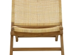 ΠΟΛΥΘΡΟΝΑ JERENZE PAKOWORLD ΦΥΣΙΚΟ TEAK ΞΥΛΟ-ΦΥΣΙΚΟ RATTAN 65X78X68ΕΚ