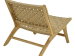 ΠΟΛΥΘΡΟΝΑ FOLDERE PAKOWORLD ΦΥΣΙΚΟ TEAK ΞΥΛΟ-PE ΣΧΟΙΝΙ 65X78X68ΕΚ
