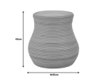 ΣΚΑΜΠΟ BULATEN INART RATTAN ΣΕ ΦΥΣΙΚΗ ΑΠΟΧΡΩΣΗ Φ45X45ΕΚ