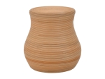 ΣΚΑΜΠΟ BULATEN INART RATTAN ΣΕ ΦΥΣΙΚΗ ΑΠΟΧΡΩΣΗ Φ45X45ΕΚ