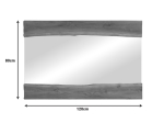 ΚΑΘΡΕΠΤΗΣ RIVERINE PAKOWORLD TEAK ΞΥΛΟ ΣΕ ΦΥΣΙΚΗ ΑΠΟΧΡΩΣΗ 120X80X4ΕΚ