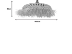 ΦΩΤΙΣΤΙΚΟ ΟΡΟΦΗΣ BOROBE INART SISAL ΣΕ ΦΥΣΙΚΟ ΧΡΩΜΑ Φ60X35ΕΚ