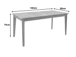 ΤΡΑΠΕΖΙ ORY PAKOWORLD TEAK ΞΥΛΟ ΣΕ ΦΥΣΙΚΗ ΑΠΟΧΡΩΣΗ 160X80X75ΕΚ