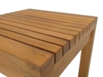 ΤΡΑΠΕΖΑΚΙ ΞΑΠΛΩΣΤΡΑΣ POLY PAKOWORLD TEAK ΞΥΛΟ ΣΕ ΦΥΣΙΚΗ ΑΠΟΧΡΩΣΗ 35X35X30ΕΚ