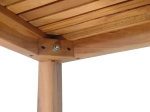ΤΡΑΠΕΖΑΚΙ ΞΑΠΛΩΣΤΡΑΣ POLY PAKOWORLD TEAK ΞΥΛΟ ΣΕ ΦΥΣΙΚΗ ΑΠΟΧΡΩΣΗ 35X35X30ΕΚ