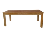 ΤΡΑΠΕΖΙ WOOLY PAKOWORLD TEAK ΞΥΛΟ ΣΕ ΦΥΣΙΚΗ ΑΠΟΧΡΩΣΗ 220X90X75ΕΚ