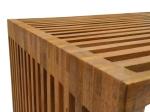 ΤΡΑΠΕΖΙ MARLIN PAKOWORLD TEAK ΞΥΛΟ ΣΕ ΦΥΣΙΚΗ ΑΠΟΧΡΩΣΗ 100X50X45ΕΚ