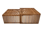 ΤΡΑΠΕΖΙ TINNIE I PAKOWORLD ΣΕΤ 2ΤΕΜ TEAK ΞΥΛΟ ΣΕ ΦΥΣΙΚΗ ΑΠΟΧΡΩΣΗ