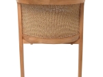 ΠΟΛΥΘΡΟΝΑ GRANNY PAKOWORLD TEAK WOOD ΚΑΙ ΣΥΝΘΕΤΙΚΟ ΣΧΟΙΝΙ ΣΕ ΦΥΣΙΚΗ ΑΠΟΧΡΩΣΗ 60X60X82ΕΚ