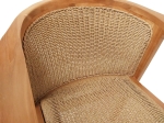 ΠΟΛΥΘΡΟΝΑ GRANNY PAKOWORLD TEAK WOOD ΚΑΙ ΣΥΝΘΕΤΙΚΟ ΣΧΟΙΝΙ ΣΕ ΦΥΣΙΚΗ ΑΠΟΧΡΩΣΗ 60X60X82ΕΚ