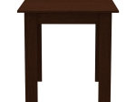 ΤΡΑΠΕΖΙ MANKA I PAKOWORLD ΣΕ WENGE ΑΠΟΧΡΩΣΗ 80X80X77ΕΚ