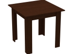 ΤΡΑΠΕΖΙ MANKA I PAKOWORLD ΣΕ WENGE ΑΠΟΧΡΩΣΗ 80X80X77ΕΚ