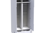 ΝΤΟΥΛΑΠΑ ΔΙΦΥΛΛΗ AFINA PAKOWORLD MDF ΣΕ ΛΕΥΚΗ GLOSSY ΑΠΟΧΡΩΣΗ 100X57X213ΕΚ