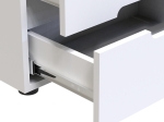 ΚΟΜΟΔΙΝΟ AFINA PAKOWORLD MDF ΣΕ ΛΕΥΚΗ GLOSSY ΑΠΟΧΡΩΣΗ 50X35X41ΕΚ