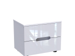 ΚΟΜΟΔΙΝΟ AFINA PAKOWORLD MDF ΣΕ ΛΕΥΚΗ GLOSSY ΑΠΟΧΡΩΣΗ 50X35X41ΕΚ