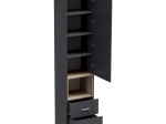 ΒΙΤΡΙΝΑ-ΣΤΗΛΗ TOSCANA PAKOWORLD ΣΕ ΑΝΘΡΑΚΙ ΑΠΟΧΡΩΣΗ 50X42X222.5ΕΚ