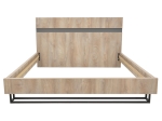ΚΡΕΒΑΤΙ ΔΙΠΛΟ ELENCIA PAKOWORLD ΣΕ OAK ΜΕ ΓΚΡΙ ΑΠΟΧΡΩΣΗ 160X200ΕΚ