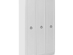 ΝΤΟΥΛΑΠΑ ΡΟΥΧΩΝ HAMPTON MEGAPAP ΤΡΙΦΥΛΛΗ ΧΡΩΜΑ ΛΕΥΚΟ 103X52X185ΕΚ.