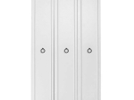 ΝΤΟΥΛΑΠΑ ΡΟΥΧΩΝ HAMPTON MEGAPAP ΤΡΙΦΥΛΛΗ ΧΡΩΜΑ ΛΕΥΚΟ 103X52X185ΕΚ.