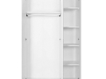 ΝΤΟΥΛΑΠΑ ΡΟΥΧΩΝ HAMPTON MEGAPAP ΤΡΙΦΥΛΛΗ ΧΡΩΜΑ ΛΕΥΚΟ 103X52X185ΕΚ.