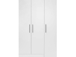 ΝΤΟΥΛΑΠΑ ΡΟΥΧΩΝ BIANCO MEGAPAP ΤΡΙΦΥΛΛΗ ΜΕ ΣΥΡΤΑΡΙΑ ΧΡΩΜΑ ΛΕΥΚΟ 103X52X187ΕΚ.