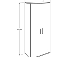 ΝΤΟΥΛΑΠΑ ΡΟΥΧΩΝ TRENDLINE MEGAPAP ΔΙΦΥΛΛΗ ΧΡΩΜΑ SONOMA 80X47X187ΕΚ.