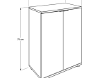 ΠΑΠΟΥΤΣΟΘΗΚΗ - ΝΤΟΥΛΑΠΙ ANTRE MEGAPAP ΧΡΩΜΑ SONOMA 60X34X78ΕΚ.