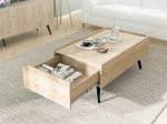 ΤΡΑΠΕΖΑΚΙ ΣΑΛΟΝΙΟΥ LUNA MEGAPAP ΧΡΩΜΑ FLORIDA OAK 102X61X44ΕΚ.