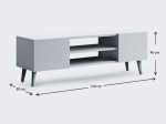 ΕΠΙΠΛΟ ΤΗΛΕΟΡΑΣΗΣ ETNA MEGAPAP ΧΡΩΜΑ ΓΚΡΙ ΡΕΤΡΟ 120X30X40ΕΚ.