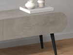 ΕΠΙΠΛΟ ΤΗΛΕΟΡΑΣΗΣ LOTUS MEGAPAP ΧΡΩΜΑ ΓΚΡΙ ΡΕΤΡΟ 120X30X40ΕΚ.