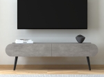 ΕΠΙΠΛΟ ΤΗΛΕΟΡΑΣΗΣ LOTUS MEGAPAP ΧΡΩΜΑ ΓΚΡΙ ΡΕΤΡΟ 120X30X40ΕΚ.