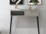 ΚΟΝΣΟΛΑ NAPOLI MEGAPAP ΧΡΩΜΑ ΓΚΡΙ ΡΕΤΡΟ 90X29X88ΕΚ.