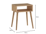 ΚΟΜΟΔΙΝΟ FIONA MEGAPAP ΧΡΩΜΑ PINE OAK 45X30X58ΕΚ.