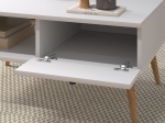 ΤΡΑΠΕΖΑΚΙ ΣΑΛΟΝΙΟΥ NAPOLI MEGAPAP ΧΡΩΜΑ ΛΕΥΚΟ 90X50X44ΕΚ.