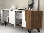 ΜΠΟΥΦΕΣ JASMINE MEGAPAP ΧΡΩΜΑ ΛΕΥΚΟ - ΚΑΡΥΔΙ 160X45X78ΕΚ.