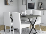 ΤΡΑΠΕΖΙ BETTE MEGAPAP ΧΡΩΜΑ ΓΚΡΙ ΣΚΥΡΟΔΕΜΑΤΟΣ 140X80X76ΕΚ.