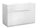 ΓΡΑΦΕΙΟ ΥΠΟΔΟΧΗΣ - RECEPTION LEMMON MEGAPAP ΧΡΩΜΑ ΛΕΥΚΟ 160X70X110ΕΚ.