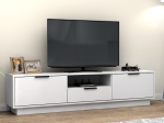 ΕΠΙΠΛΟ ΤΗΛΕΟΡΑΣΗΣ MENSA MEGAPAP ΧΡΩΜΑ ΛΕΥΚΟ 180X35X43CM.