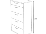 ΣΥΡΤΑΡΙΕΡΑ HELIA MEGAPAP ΧΡΩΜΑ ΦΥΣΙΚΟ ΟΞΙΑΣ 60X44X108ΕΚ.