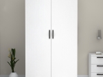 ΝΤΟΥΛΑΠΑ ΡΟΥΧΩΝ VICTORIA MEGAPAP ΔΙΦΥΛΛΗ ΧΡΩΜΑ ΛΕΥΚΟ 100X60X181ΕΚ.