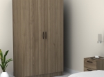 ΝΤΟΥΛΑΠΑ ΡΟΥΧΩΝ VICTORIA MEGAPAP ΔΙΦΥΛΛΗ ΧΡΩΜΑ ΚΑΡΥΔΙ 100X60X181ΕΚ.