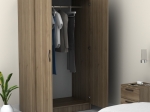 ΝΤΟΥΛΑΠΑ ΡΟΥΧΩΝ VICTORIA MEGAPAP ΔΙΦΥΛΛΗ ΧΡΩΜΑ ΚΑΡΥΔΙ 100X60X181ΕΚ.