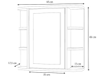 ΚΑΘΡΕΠΤΗΣ ΜΠΑΝΙΟΥ DIRO ΜEGAPAP ΧΡΩΜΑ ΛΕΥΚΟ 65X17,5X60ΕΚ.